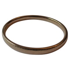 Antique 9-Carat Gold Bangle, 1897
