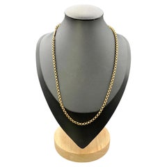 Antique 9ct Gold Edwardian 18 Inch Belcher Chain