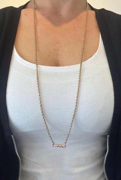 Antique 9ct Gold, Edwardian 32 Inch Belcher Link Chain with Double Swivel Clasp