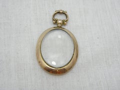 Antique 9ct Gold Photo Locket Telescopic Pendant 375 Purity c1907 Heavy 7.5g