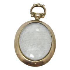 Antique 9ct Gold Photo Locket Telescopic Pendant 375 Purity c1907 Heavy 7.5g