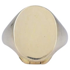 Antique 9ct Gold Watch Key Un-engraved Signet Ring