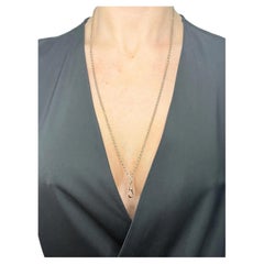 Antique 9ct Rose Gold Edwardian 26 1/2 Inch Long Faceted Oval Belcher Link Chain