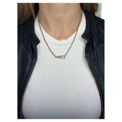 Antique 9ct Rose Gold Edwardian Belcher Link Chain