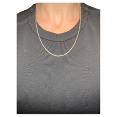 Antique 9ct Rose Gold Edwardian Oval Belcher Link Chain