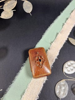 Antique 9ct Rose Gold Edwardian Sapphire & Pearl Cross Shaped Pendant