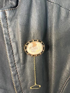 Antique 9ct Rose Gold Edwardian Shell Cameo Brooch