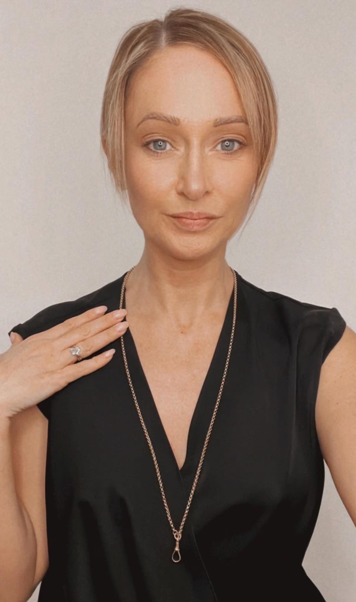 Chaîne Belcher ancienne en or rose 9ct à facettes : Clip pivotant édouardien, 29,5 pouces en vente 7