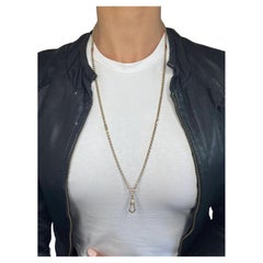 Antique 9ct Rose Gold Long Fancy Link Belcher Chain