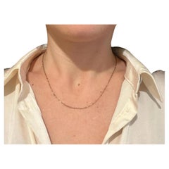 Antique 9ct Rose Gold Rectangle Belcher Style Link Chain, 16 inches Circa 1900