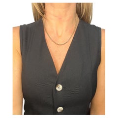 Antique 9ct Rose Gold Tagged Edwardian 17.5 Inch Fancy Double Link Belcher Chain