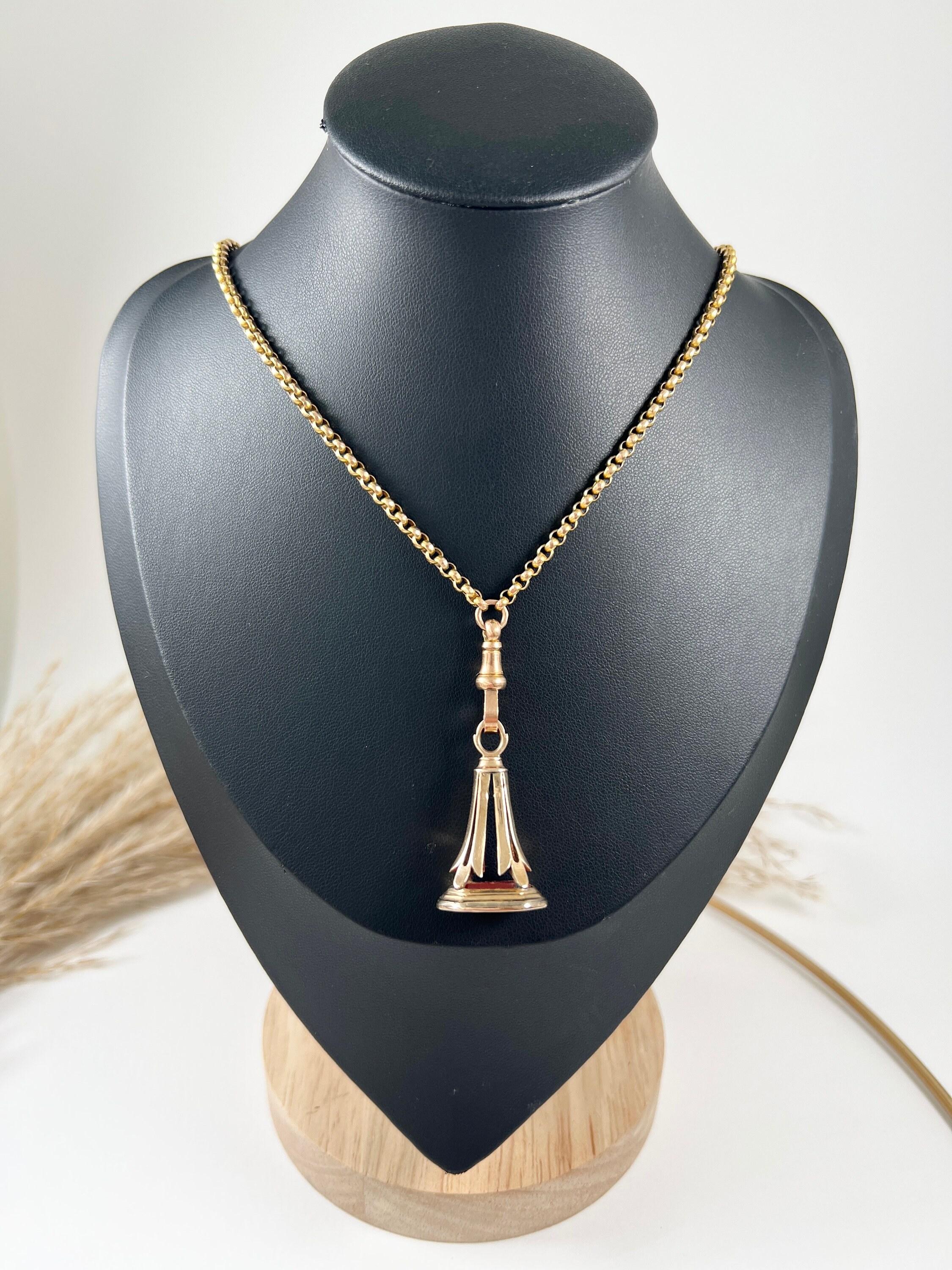 Antico porta sigillo in oro rosa 9ct, corniola vittoriana in vendita 5
