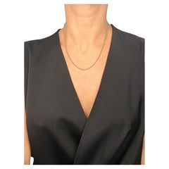 Antique 9ct Yellow Gold, Edwardian Curb Link 18.5 Inch Chain with Barrel Clasp