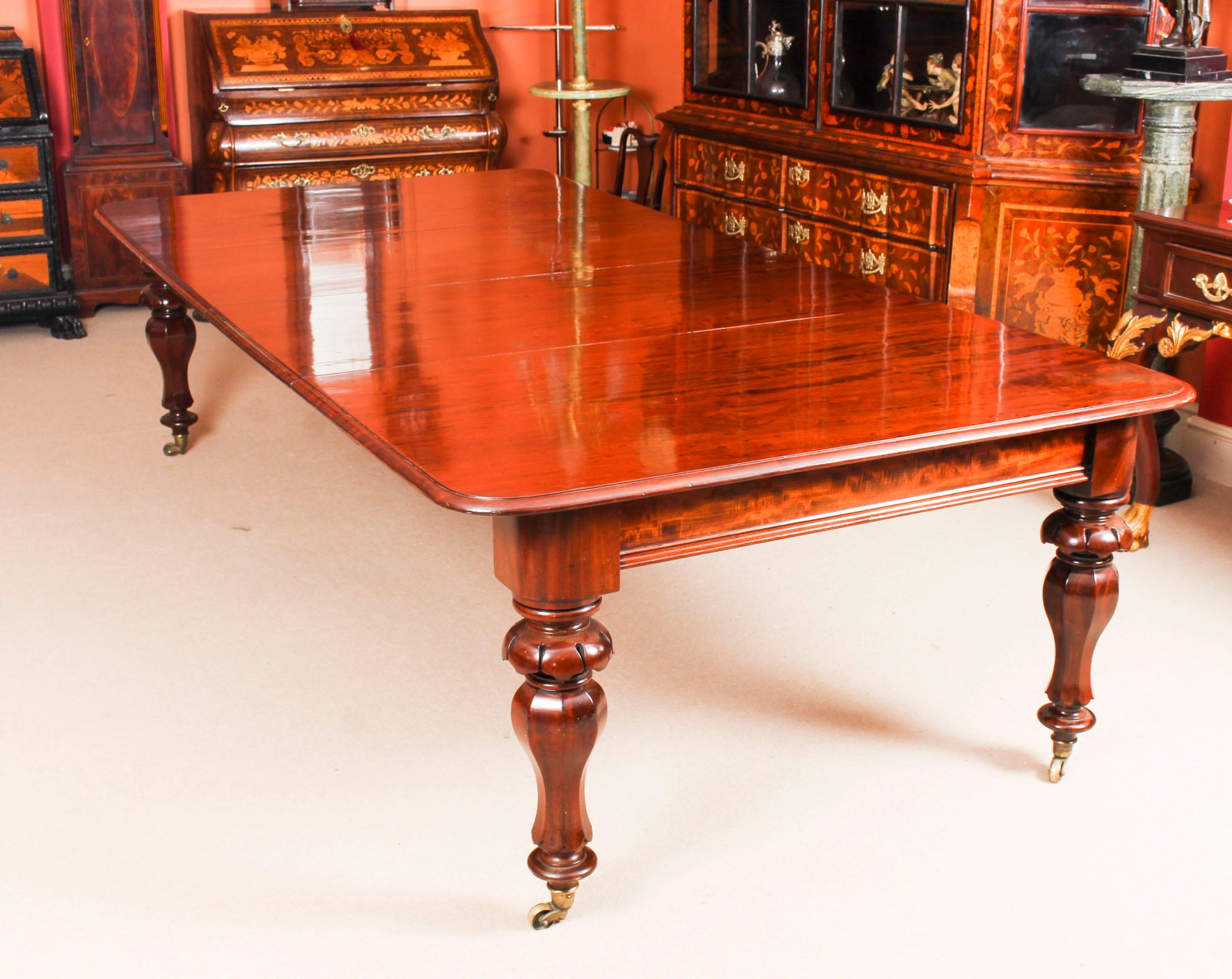 Antique William IV Mahogany Extending Dining Table, 19th Century 10