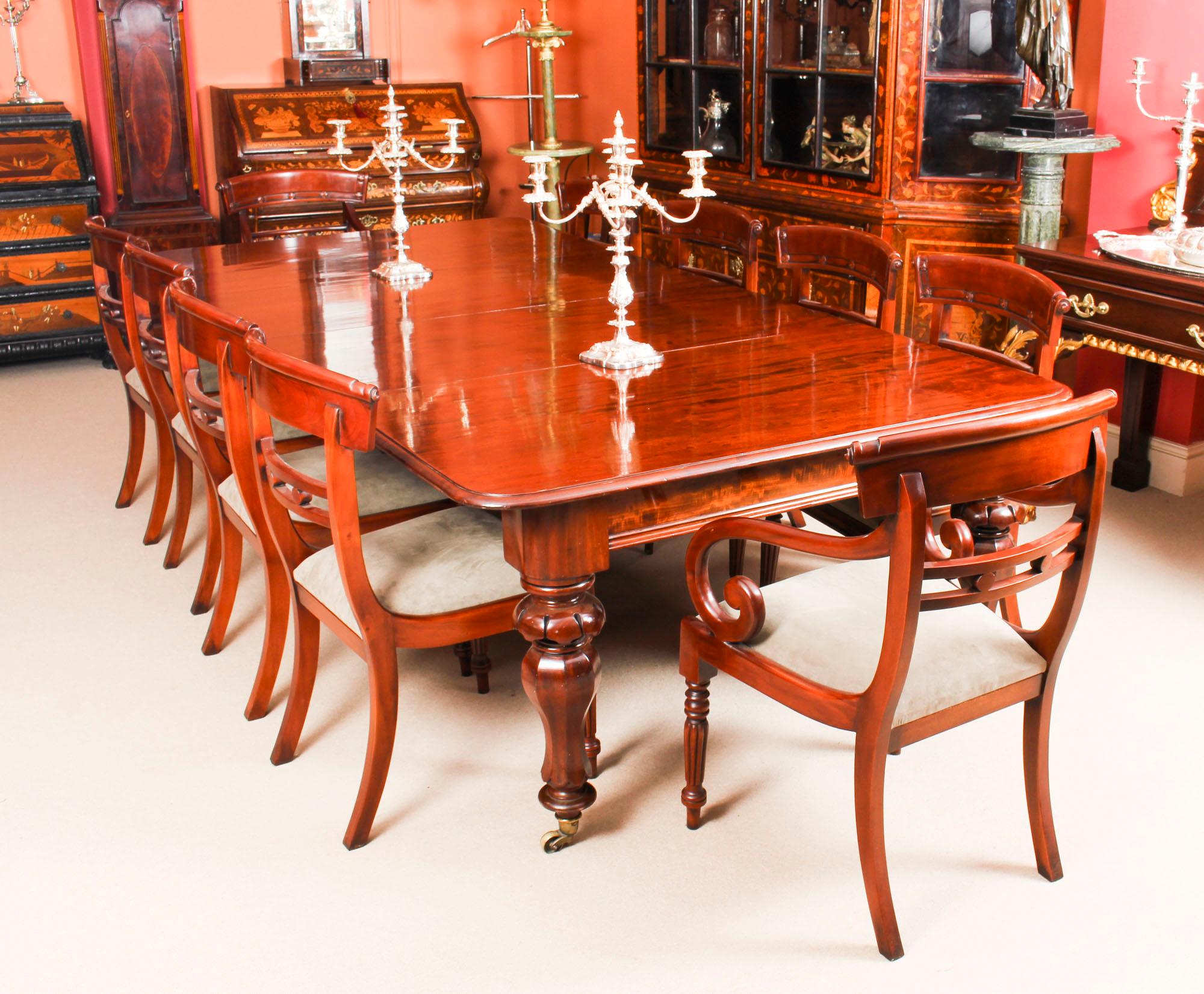 Antique William IV Mahogany Extending Dining Table, 19th Century In Good Condition In London, GB