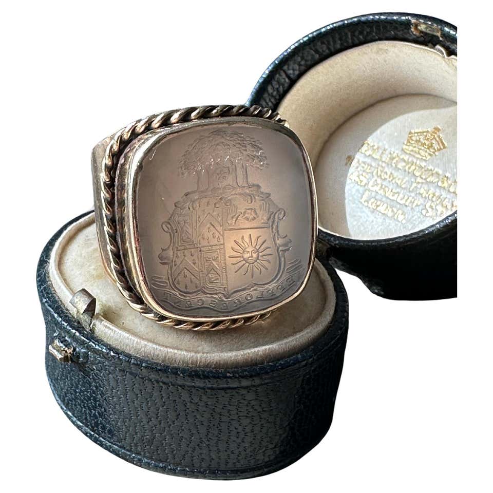 Victorian Signet Rings - 268 For Sale at 1stDibs | mens victorian ...