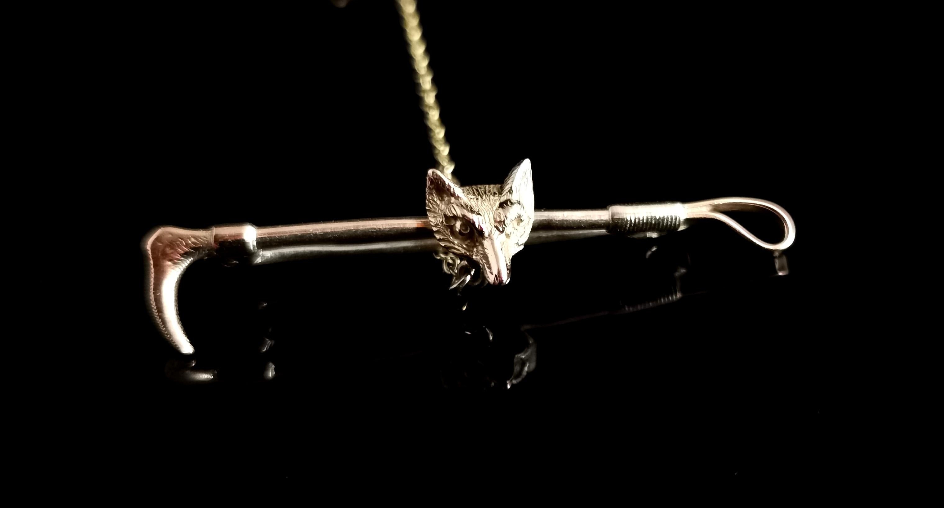 fox tie clip