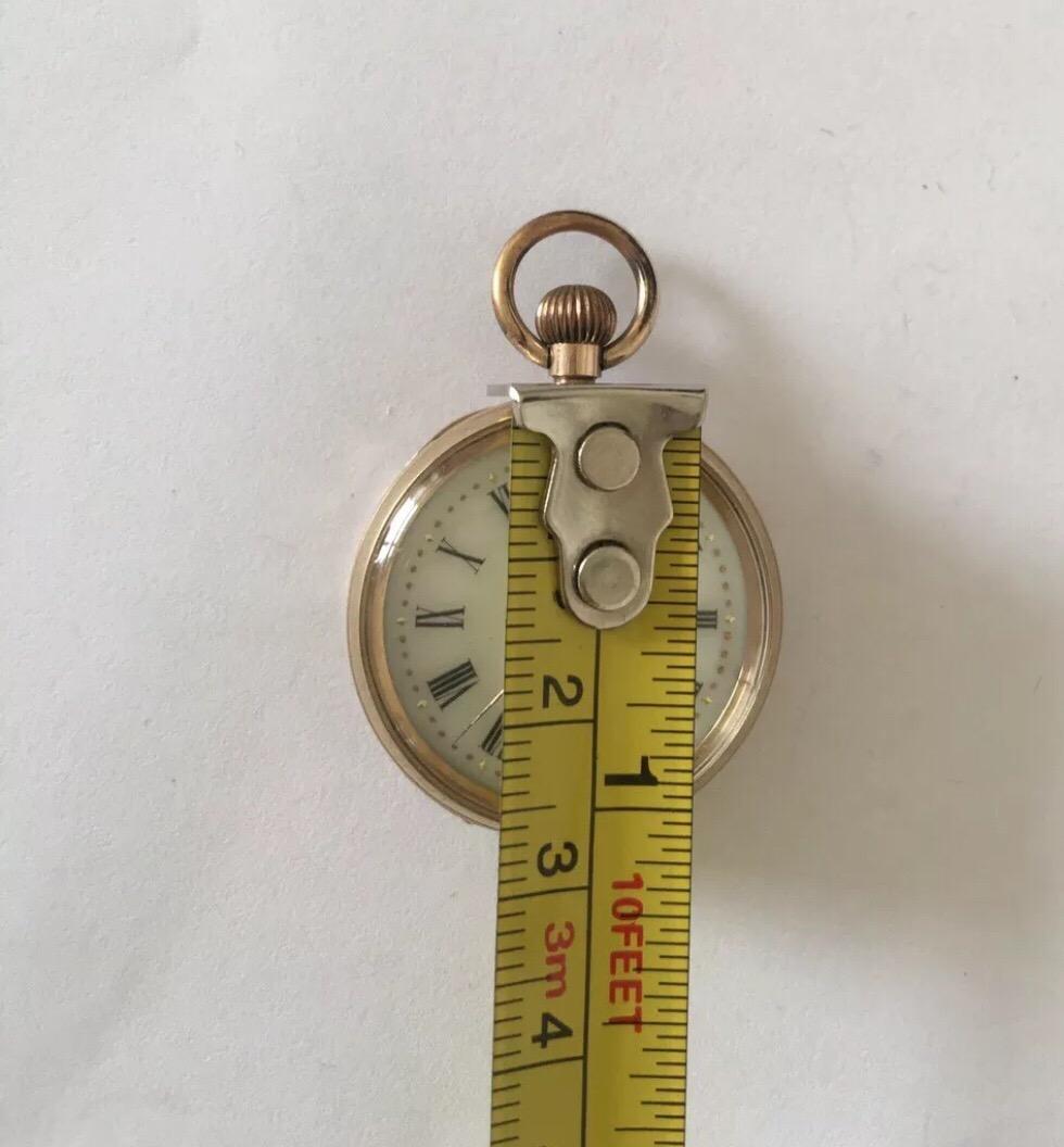 Women's or Men's Antique 9 Karat Gold Hand Wind Fob / Pocket Watch