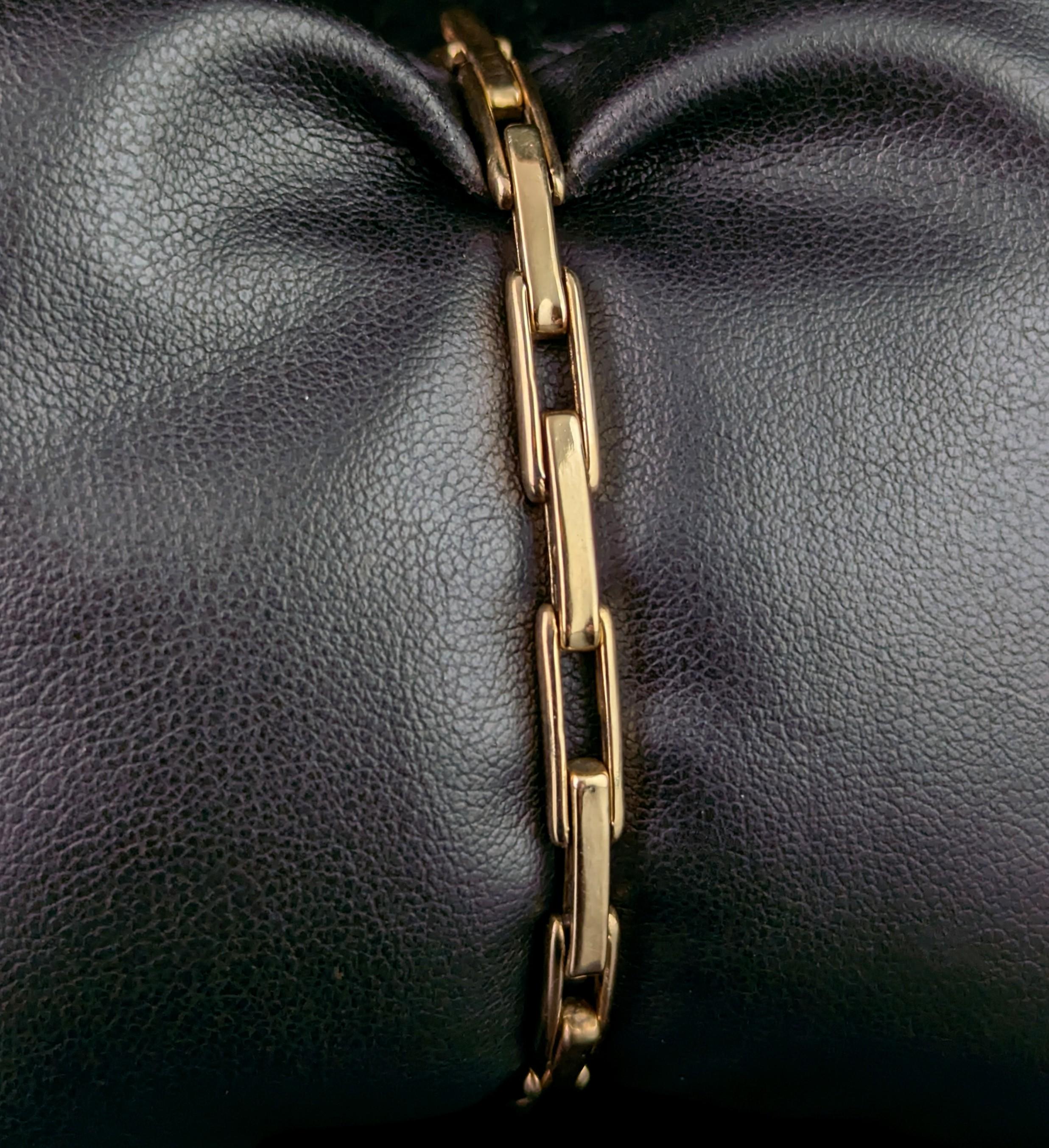 Antique 9k gold Ladies Rolex wristwatch, bracelet strap, Art Deco 9