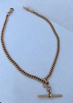 Antique 9 Karat Gold Pocket Watch Chain