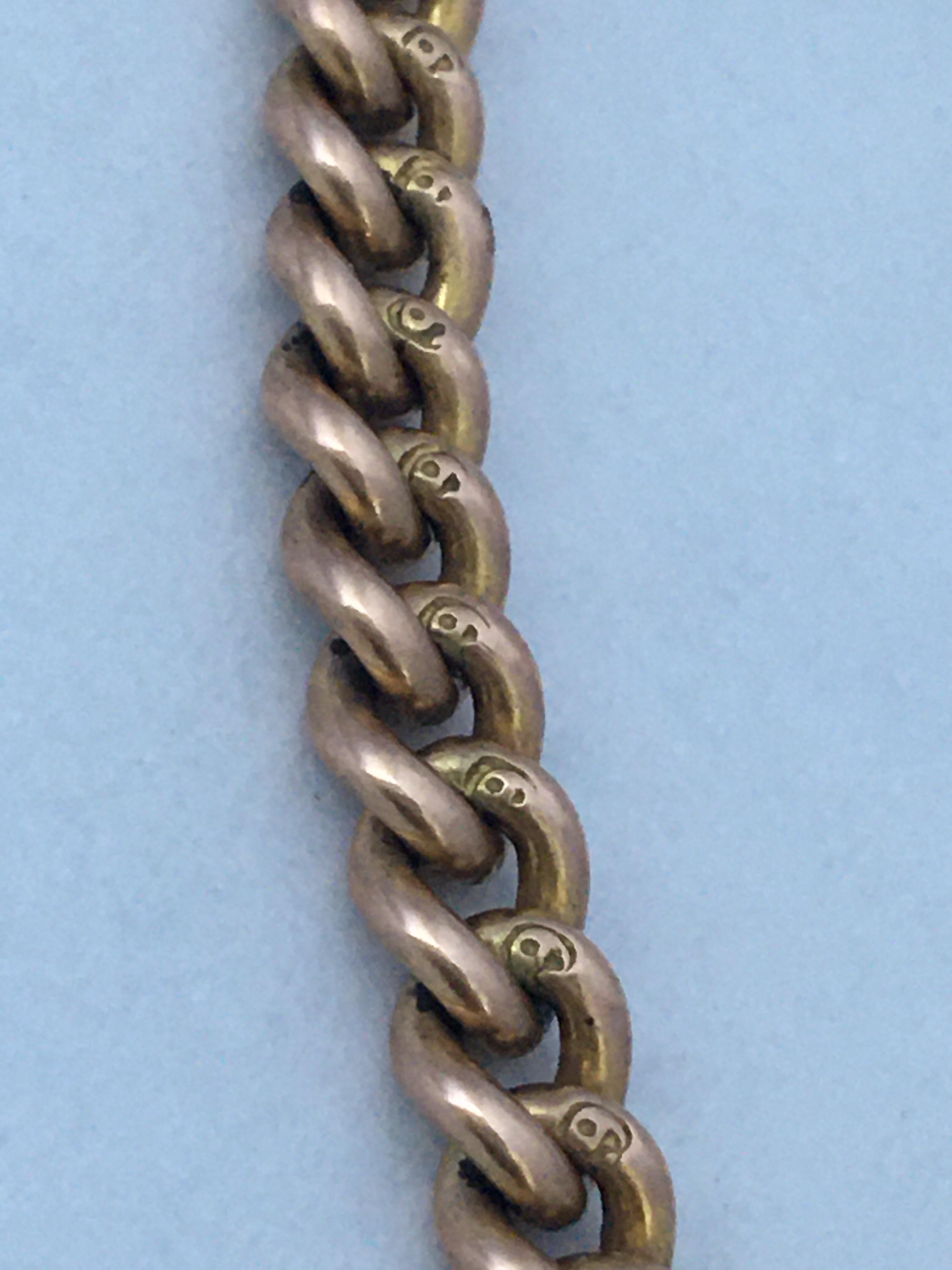 vintage watch chain necklace