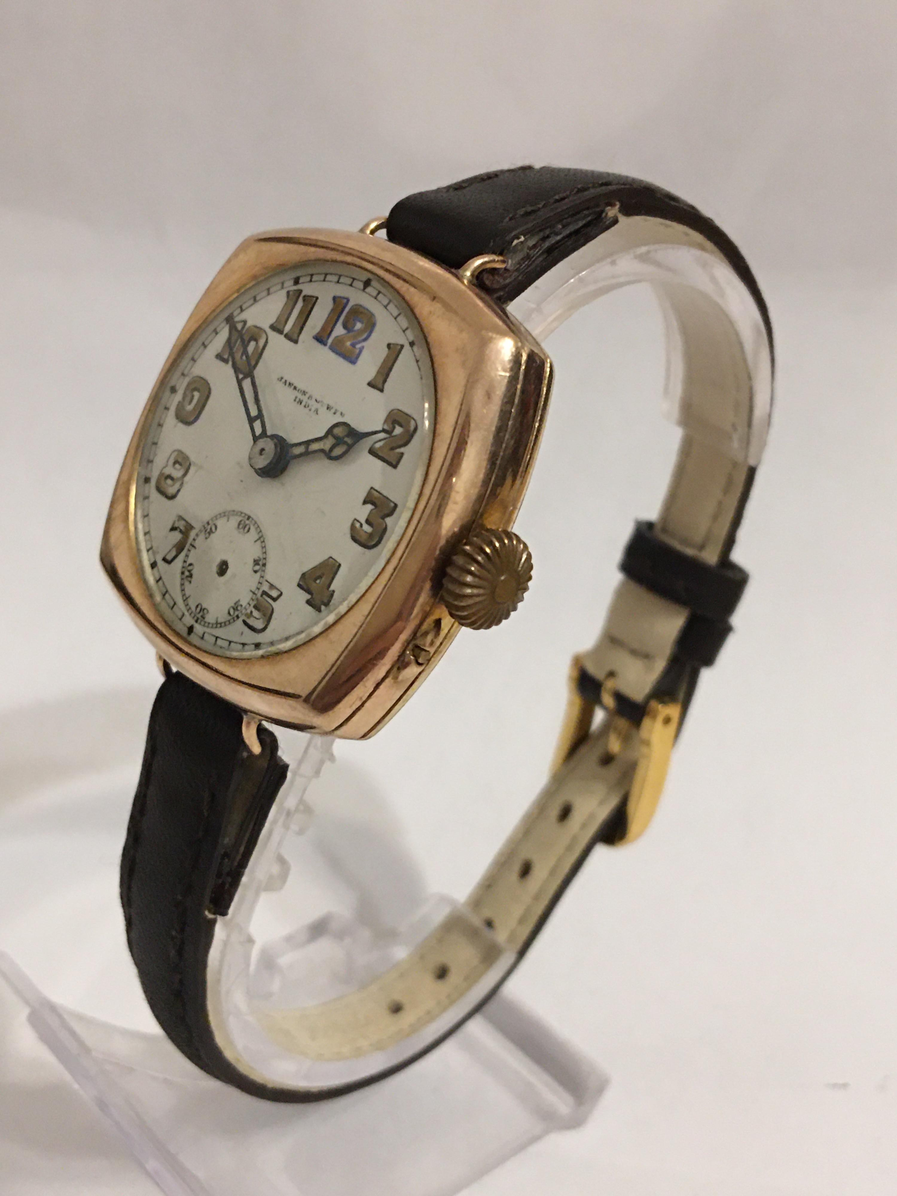 gold trench watch