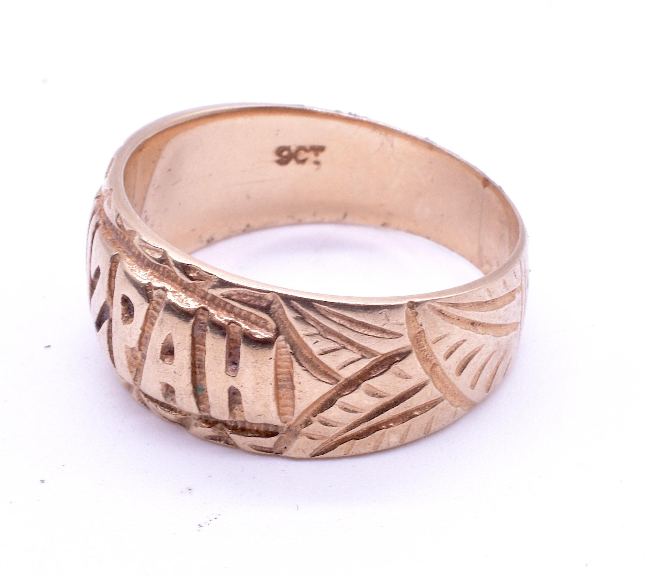 mizpah ring meaning