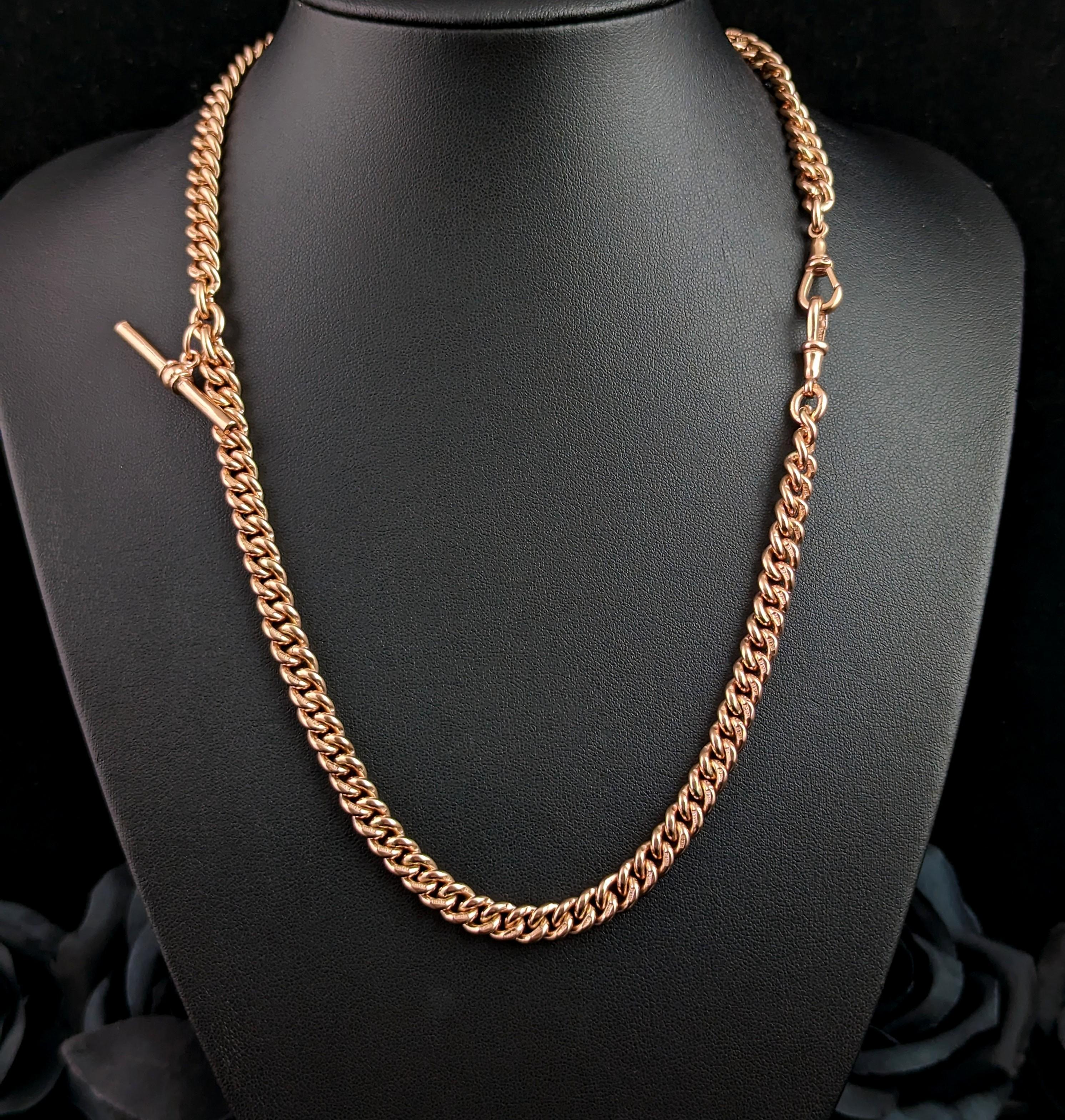 We adore a good antique gold Albert chain here at StolenAttic and I'm not joking when I say this one is really the mother of all chains!

It has everything you could ever wish for in an antique gold Albert chain, the weight, fine craftsmanship, the