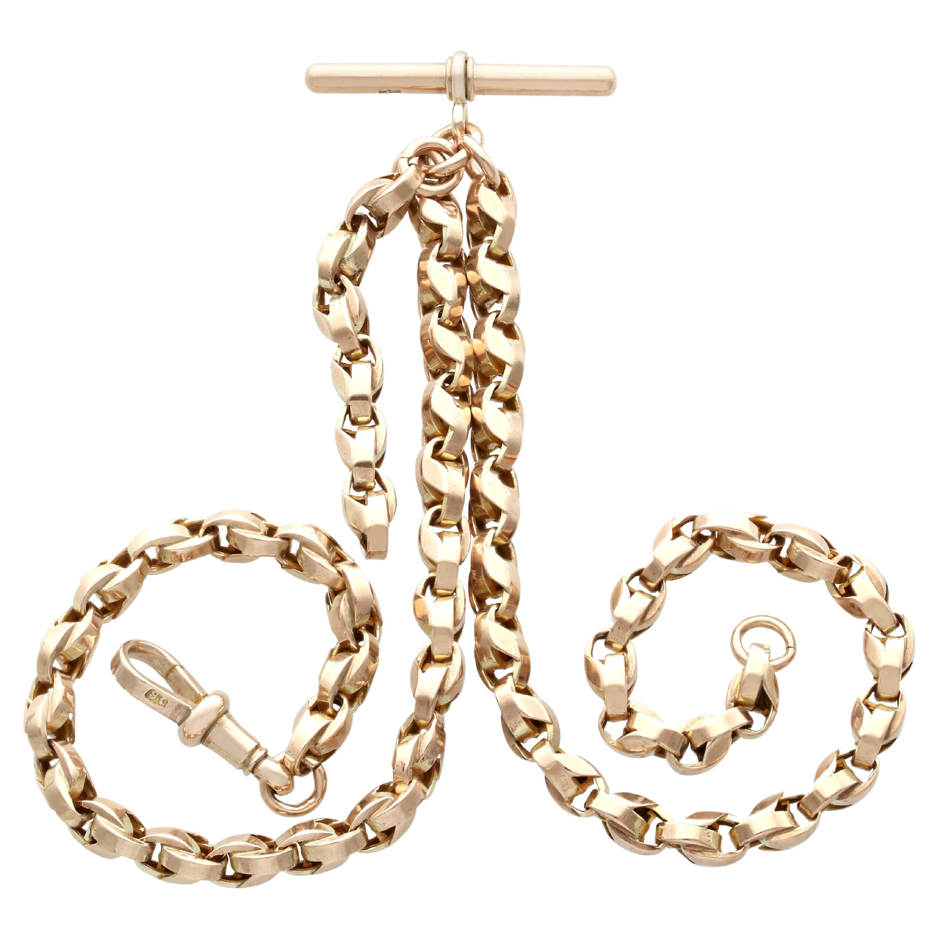 Antique Yellow Gold Albert Watch Chain 1891 at 1stDibs gold albert