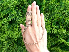 Antique 9k Yellow Gold Longuard Chain Circa 1890