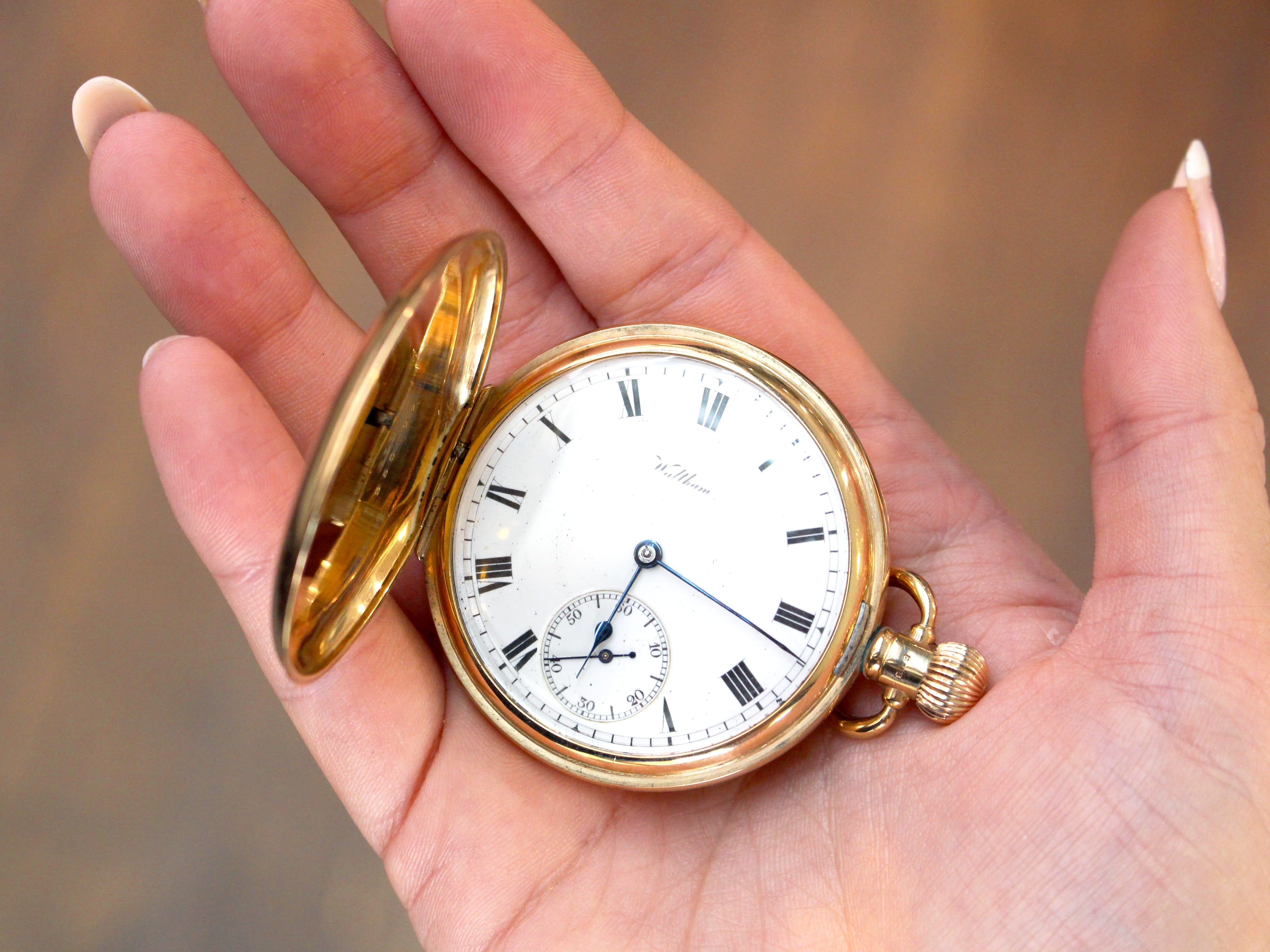 George V Antique 9k Yellow Gold Pocket Watch 1926