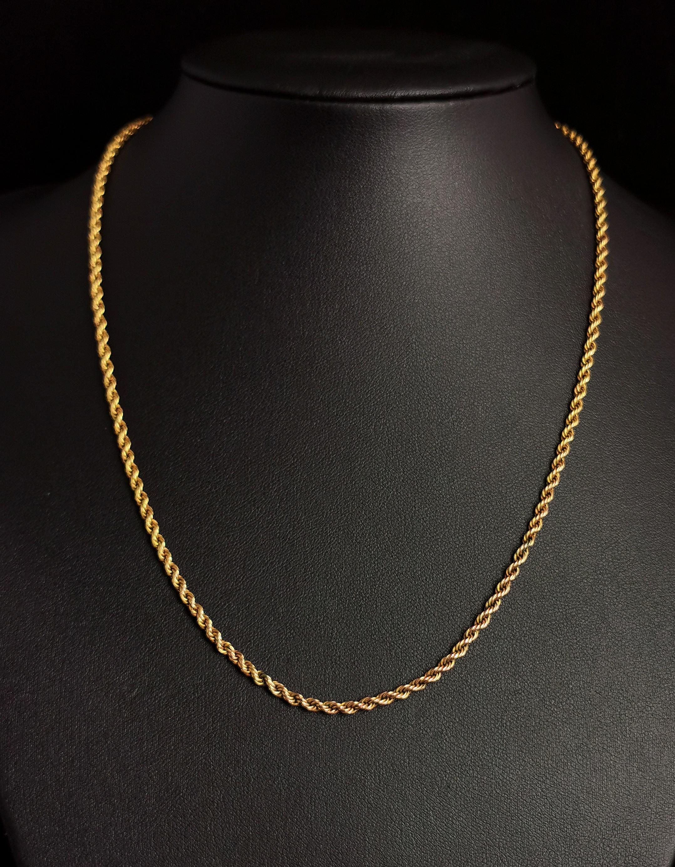 rope twist gold chain