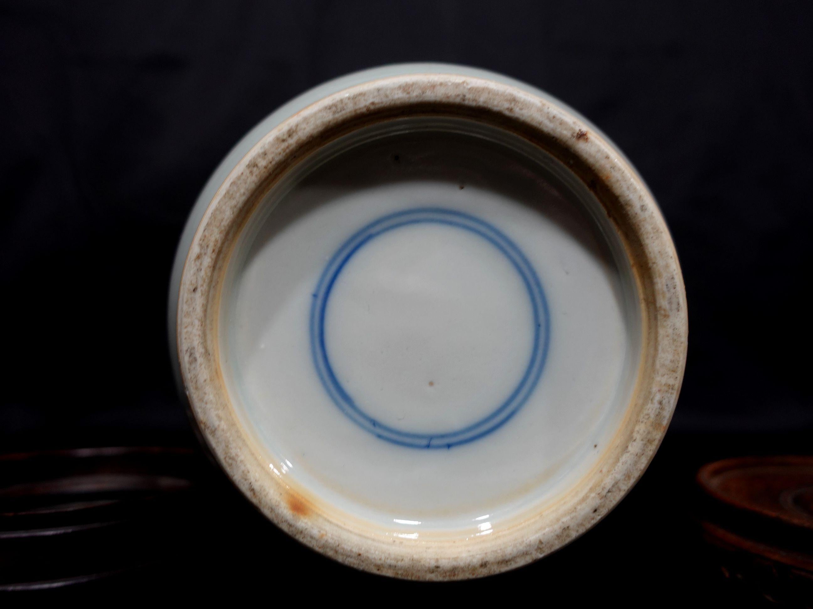 Antike chinesische Famille Verte-Vase, 19. Jahrhundert, Famille Verte im Angebot 13