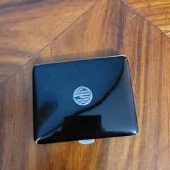 Antique a French Enameled Silver Cigrette Case, 19th Century