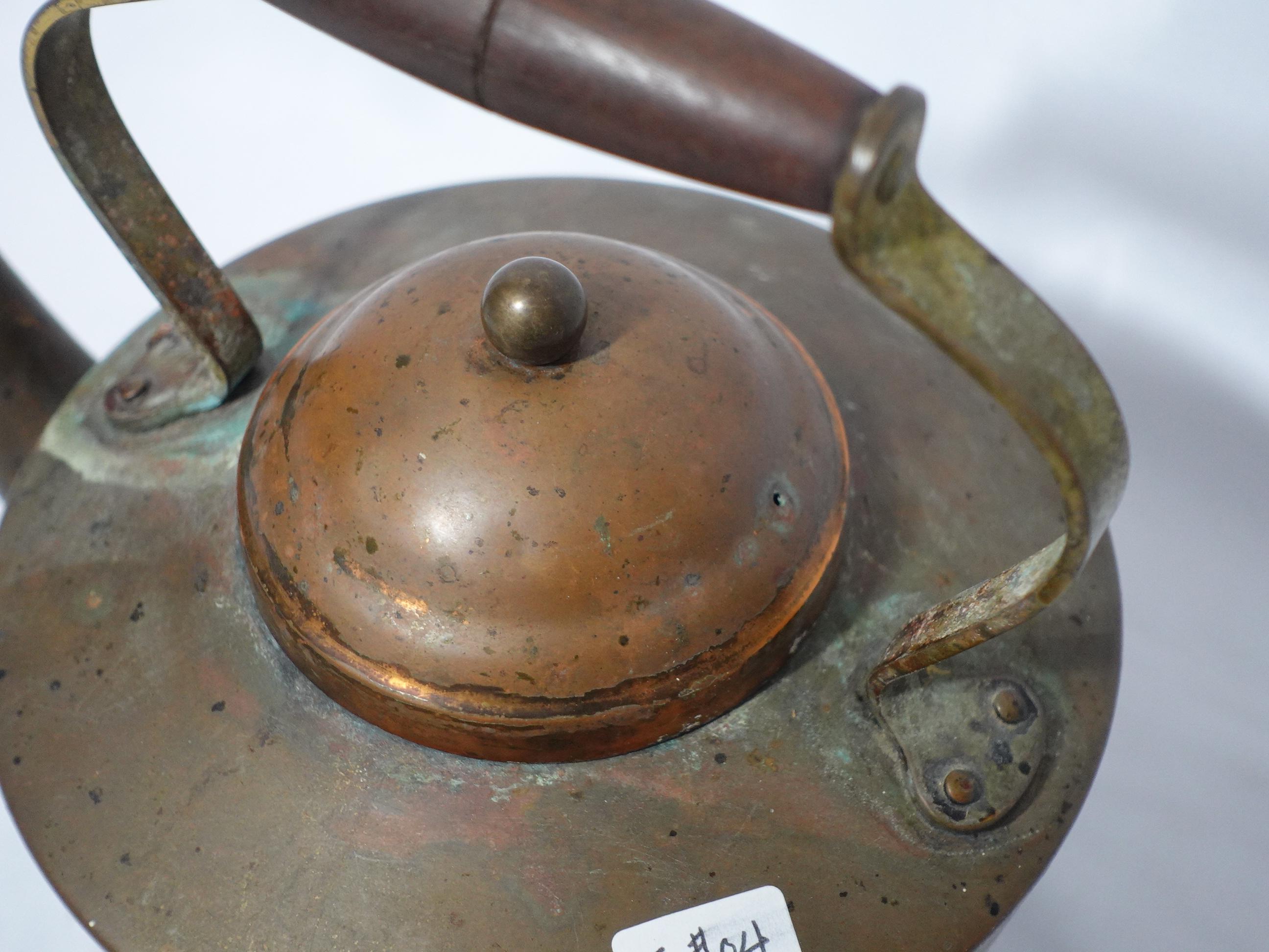 antique cast iron tea kettle markings