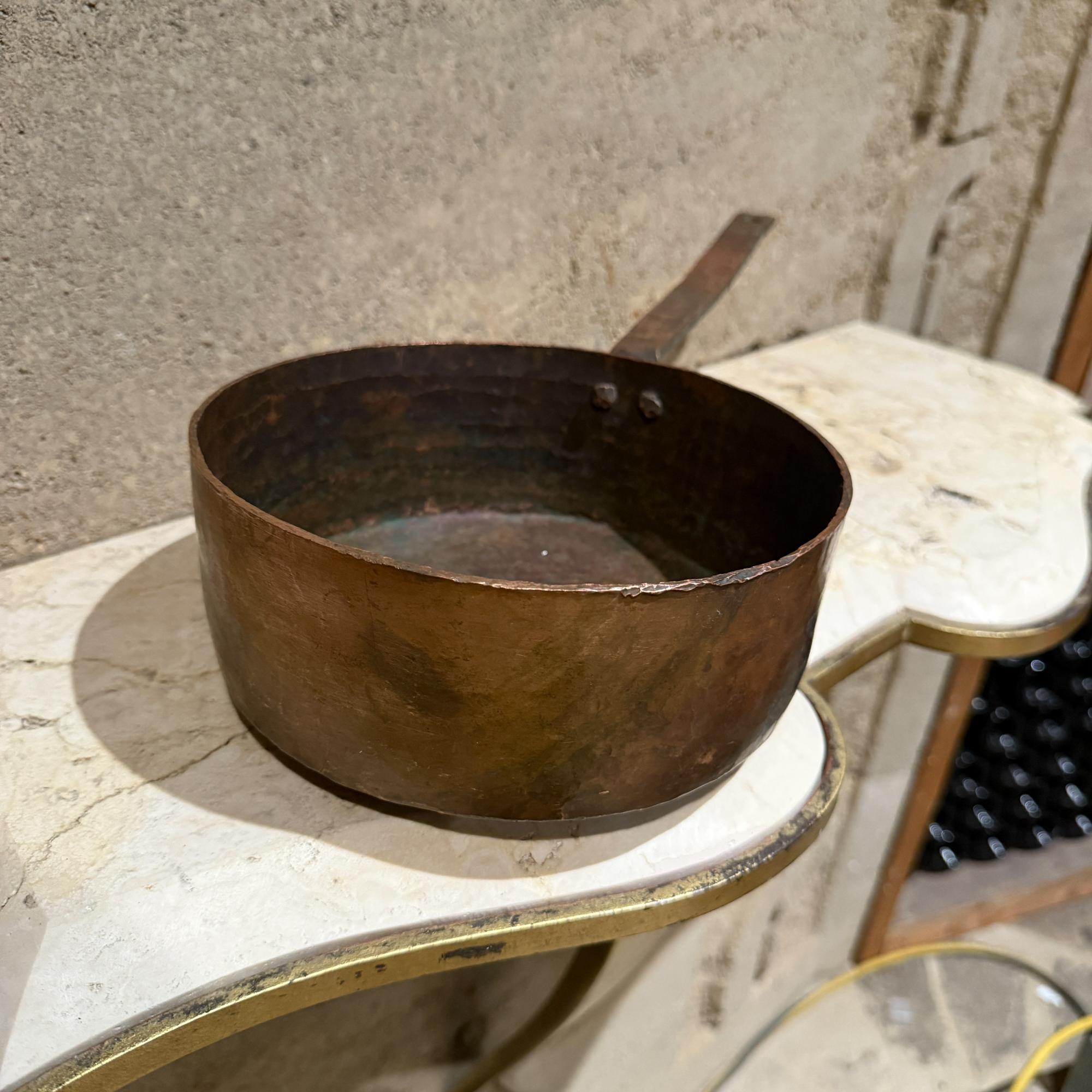 Antique A La Menagere Copper Stock Pot Sauce Pan Cookware Paris France Country K For Sale 2