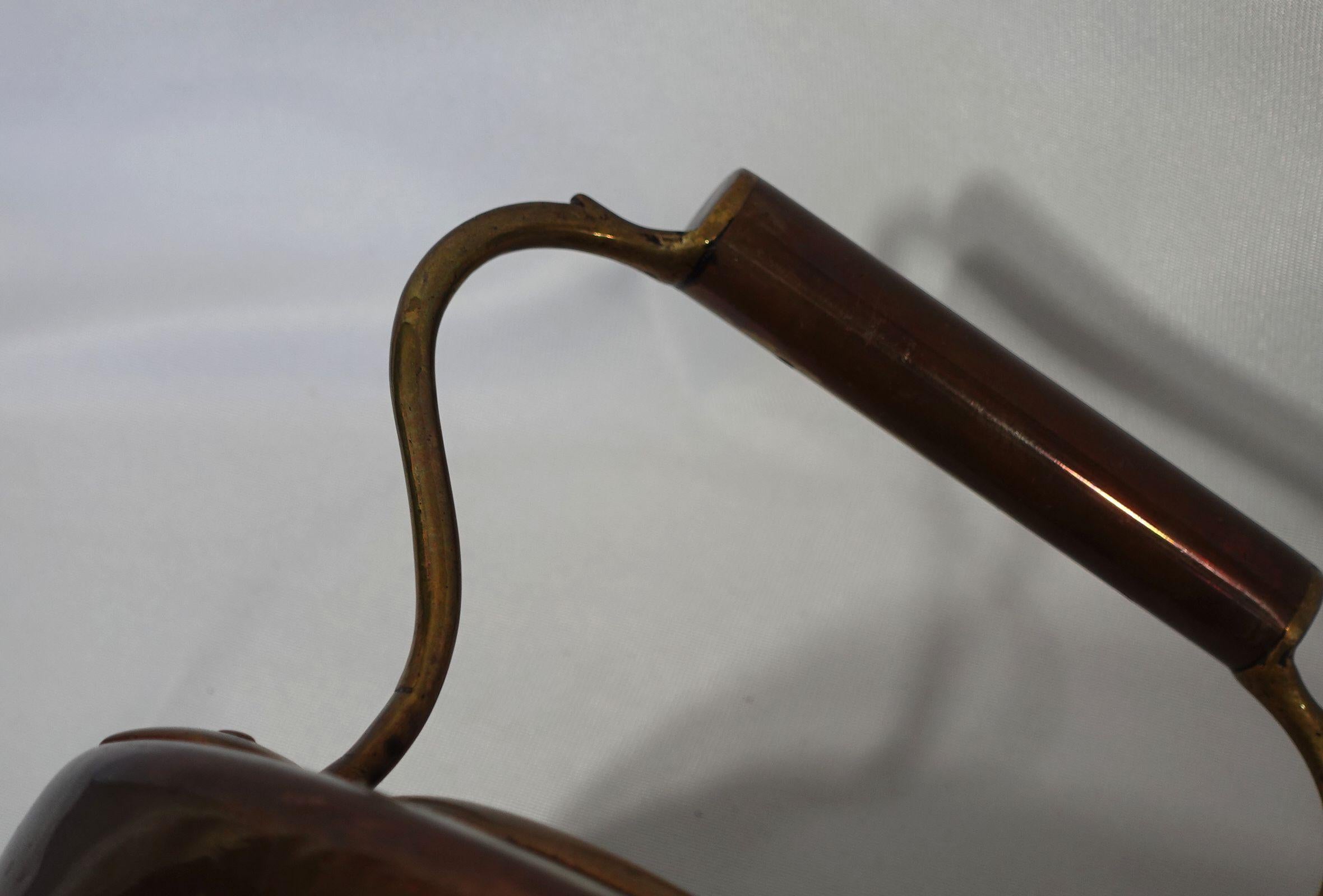 Grande bouilloire anglaise en cuivre lourd/ancienne, TC#02 en vente 3