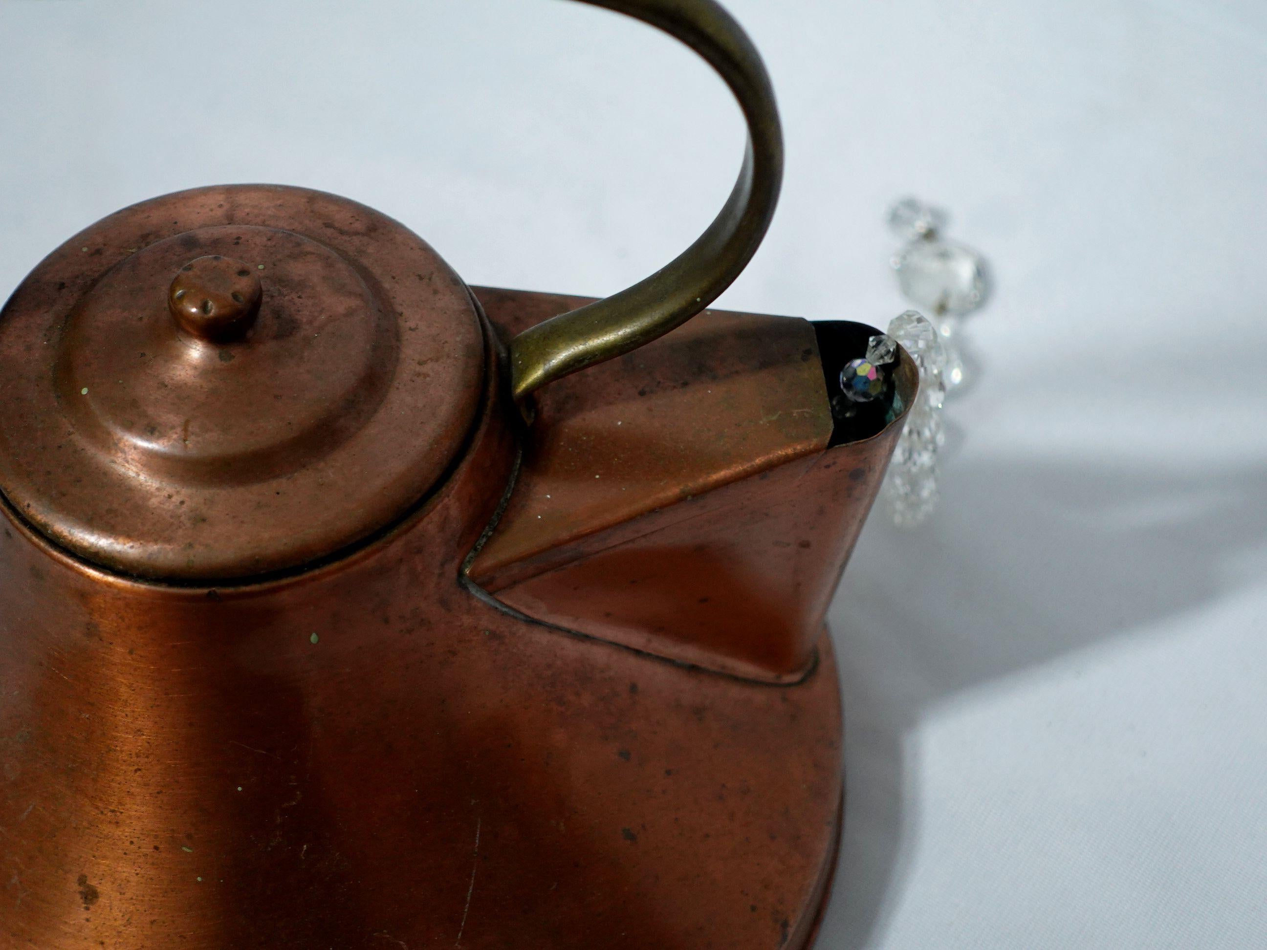Cuivre Antiquities A  Grande bouilloire en cuivre de navire, TC#09 en vente