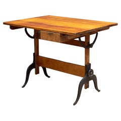 Antique A. Lietz Co. Drafting Table with Drawer c.1930