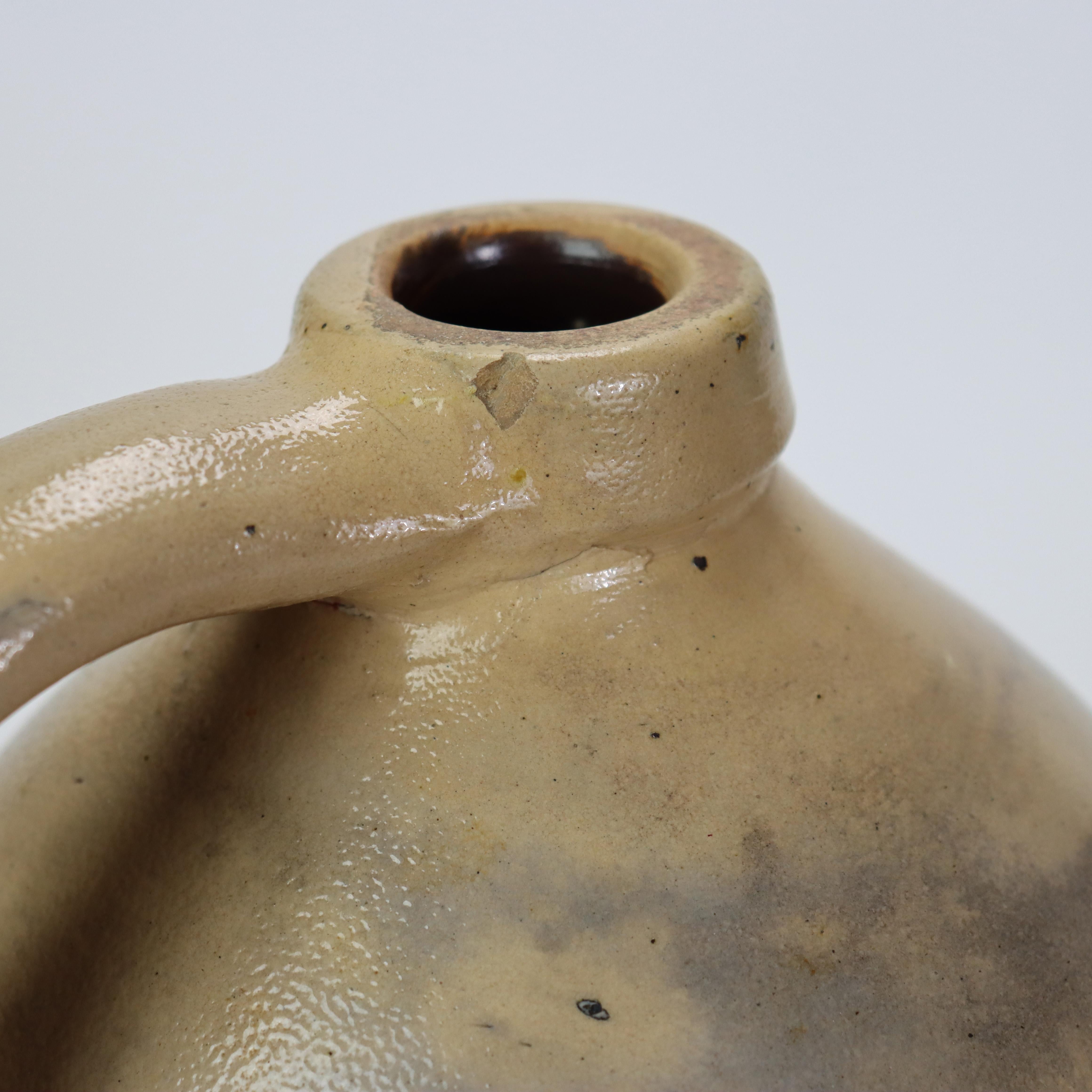 Ancienne cruche en grès décoré bleu de A. O. Whitemore, Havana NY, vers 1890 en vente 4