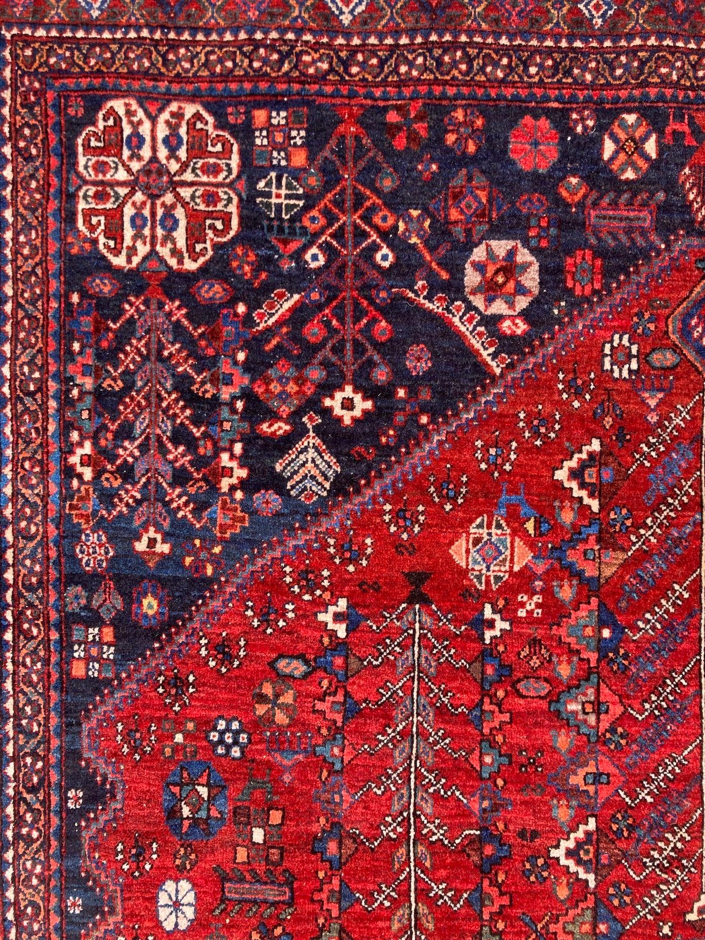 Antique Abadeh Rug 2.05m x 1.43m 7