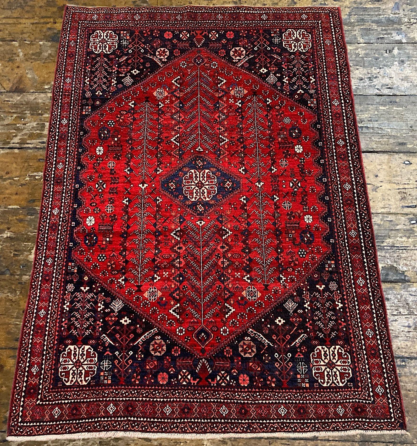 Early 20th Century Antique Abadeh Rug 2.05m x 1.43m