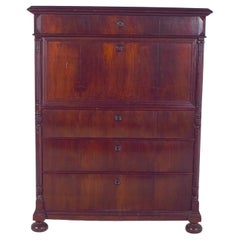 Armoire ancienne Abattant en placage de chêne