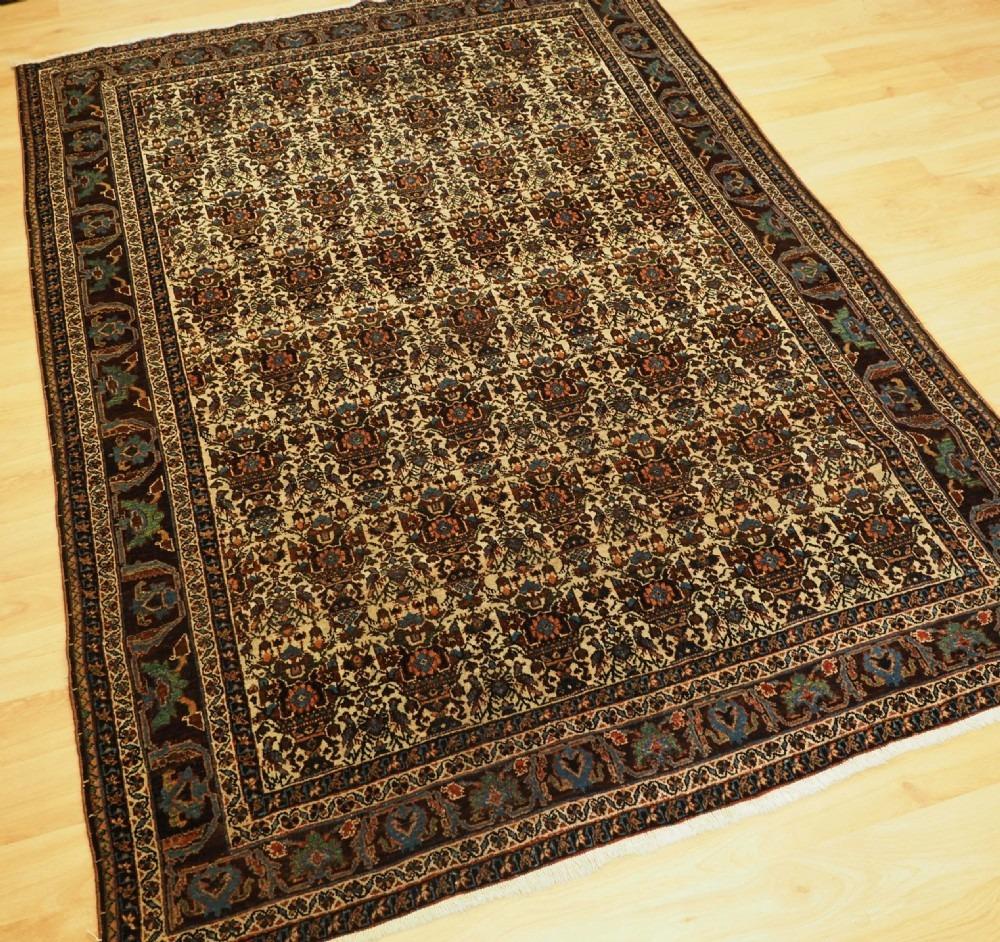 Antiker Abedeh-Teppich mit dem klassischen Zili-Sultan-Muster 