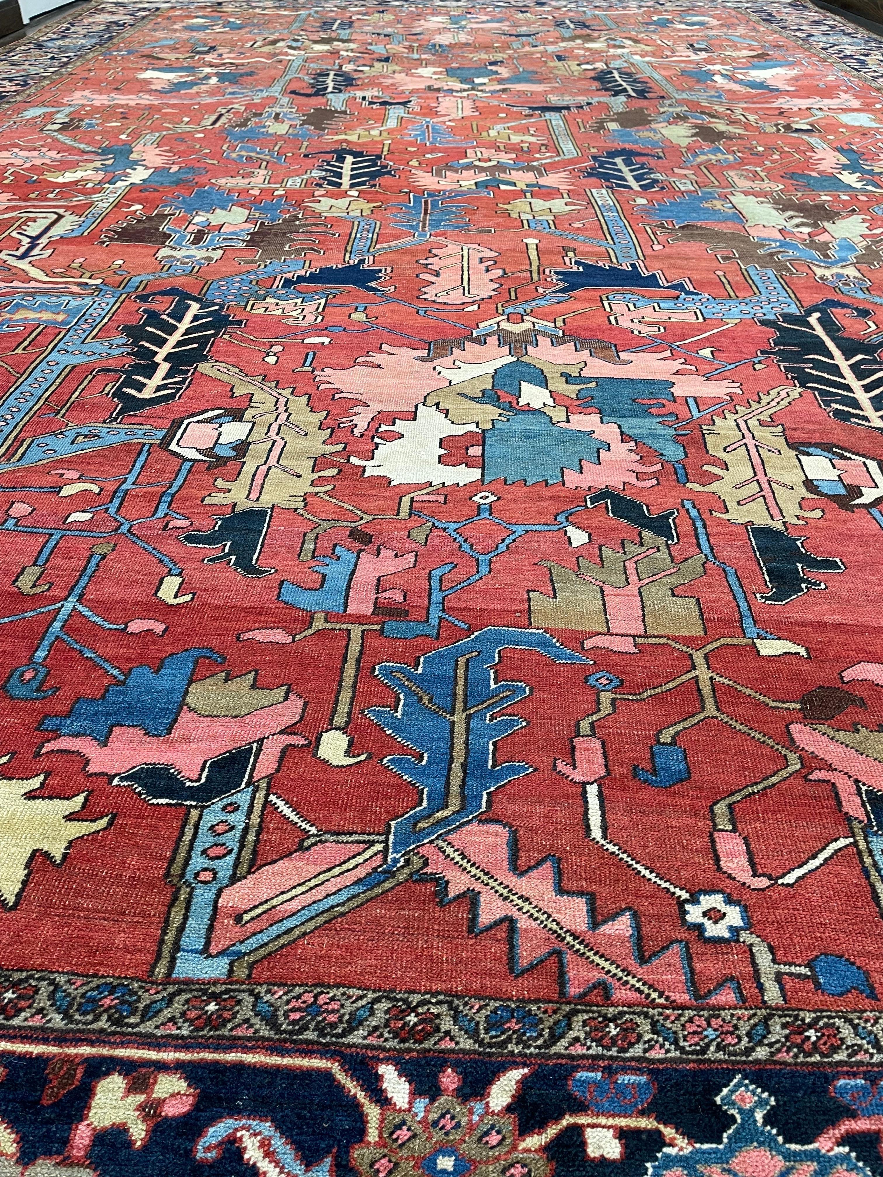 One can not pretend to describe the true nature of the iconography of this breathtaking carpet. The aim of this writing is rather to further the love of the art and the artists that created this masterpiece by simplifying the approach to it. 

