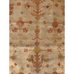 Antique Abstract Turkish Oushak