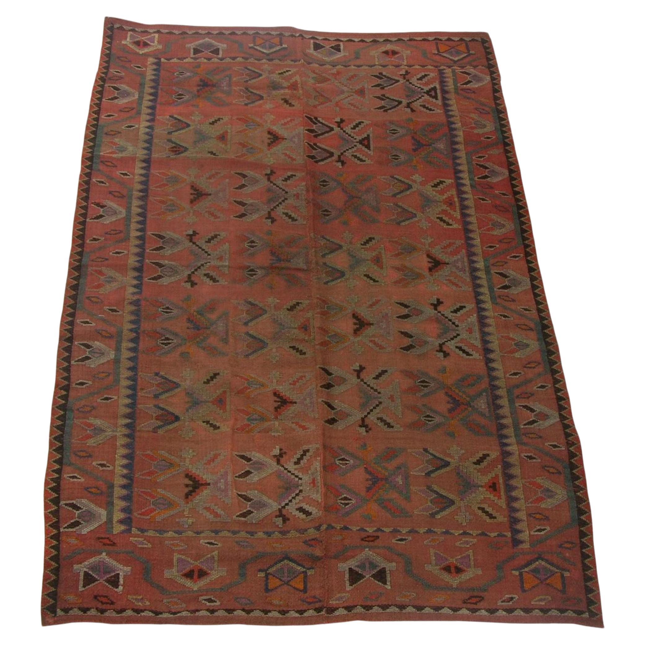 Antique Abstract Verneh Rug