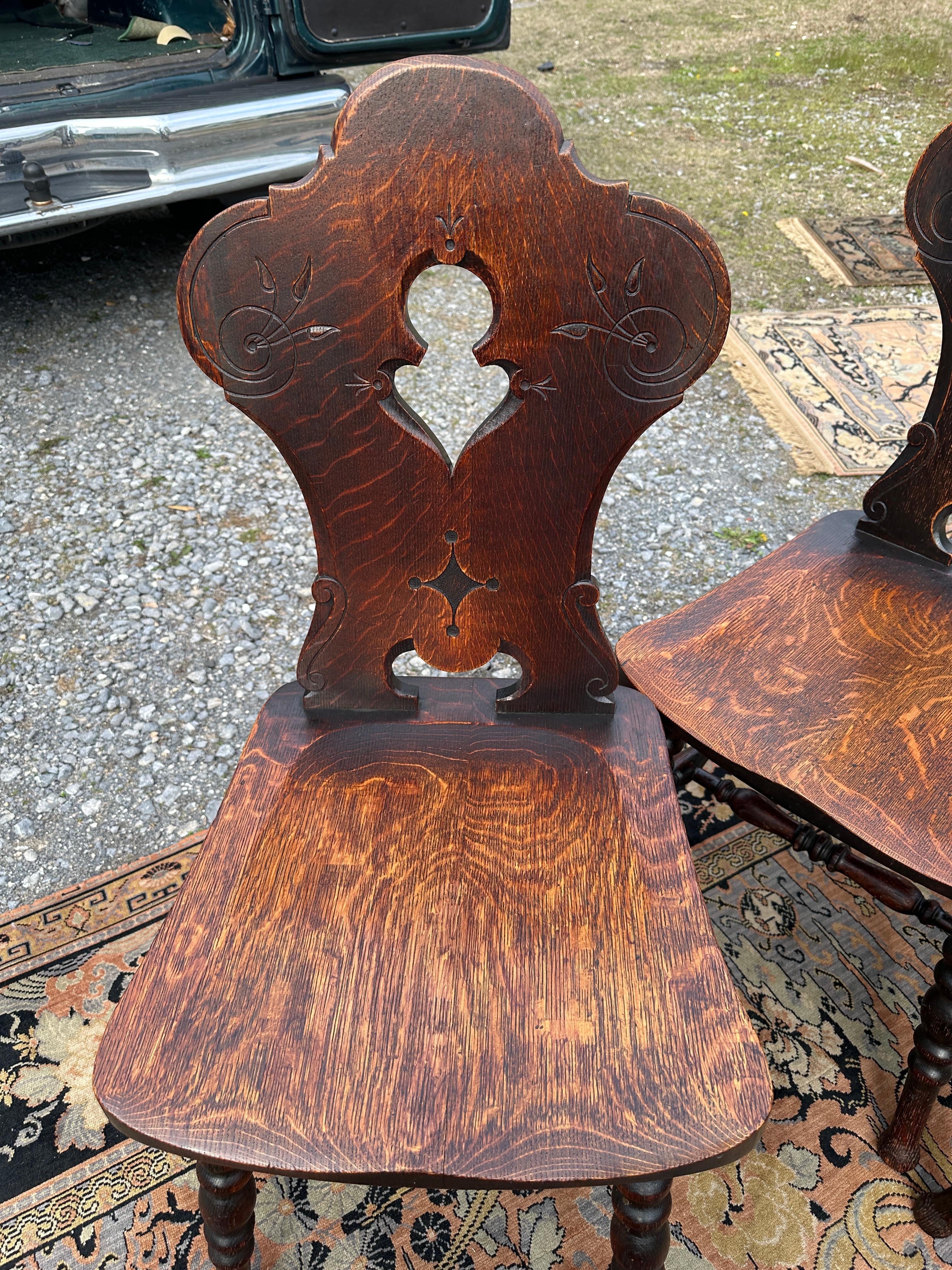 Antique A&C Set of 6 chairs - Stickley, Limbert Era 5