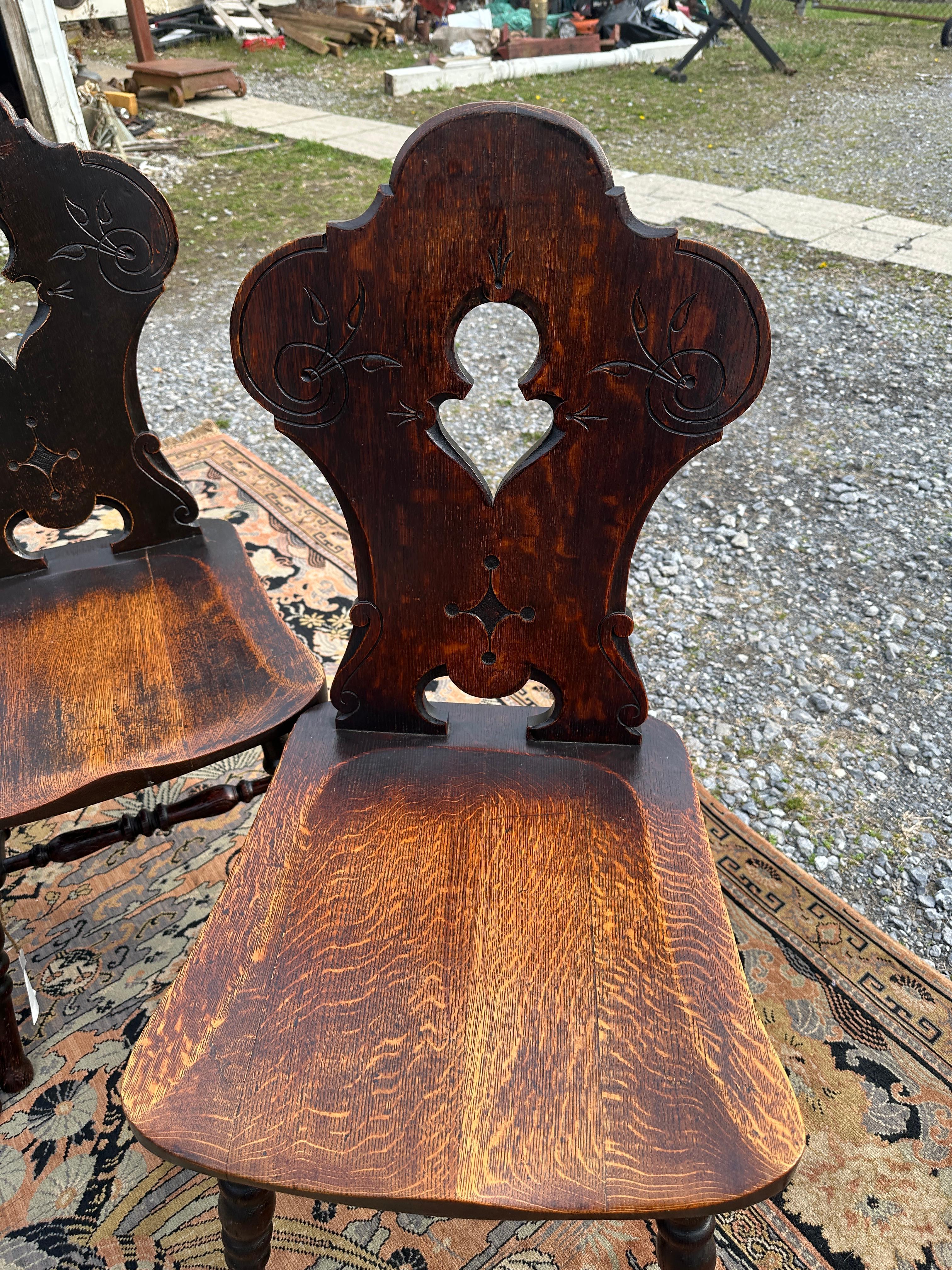 Antique A&C Set of 6 chairs - Stickley, Limbert Era 9