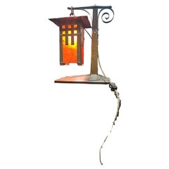 Antique A&C table lamp from the early 1900s.